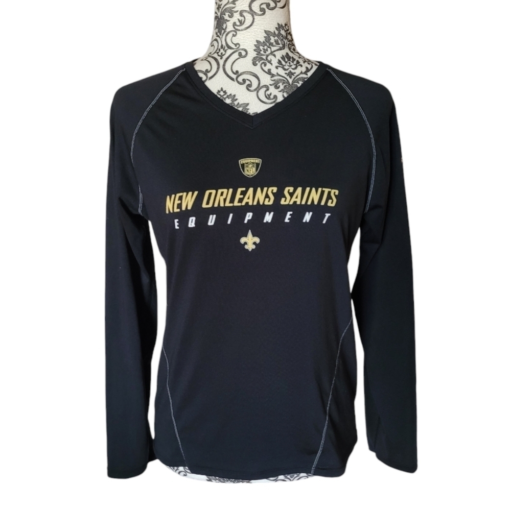 Reebok NFL New Orleans Saints long sleeve shirt size large